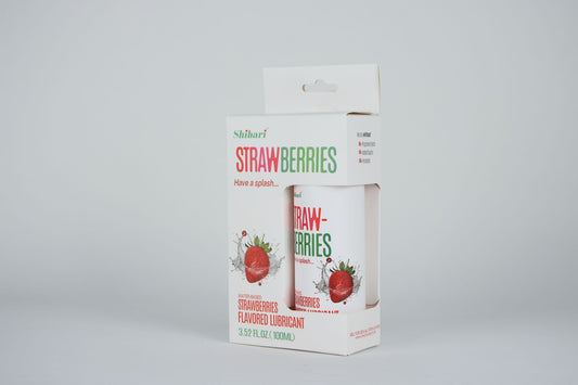 Strawberry-flavored human body lubricant