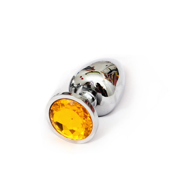 Jeweled Heart Metal Butt Plug