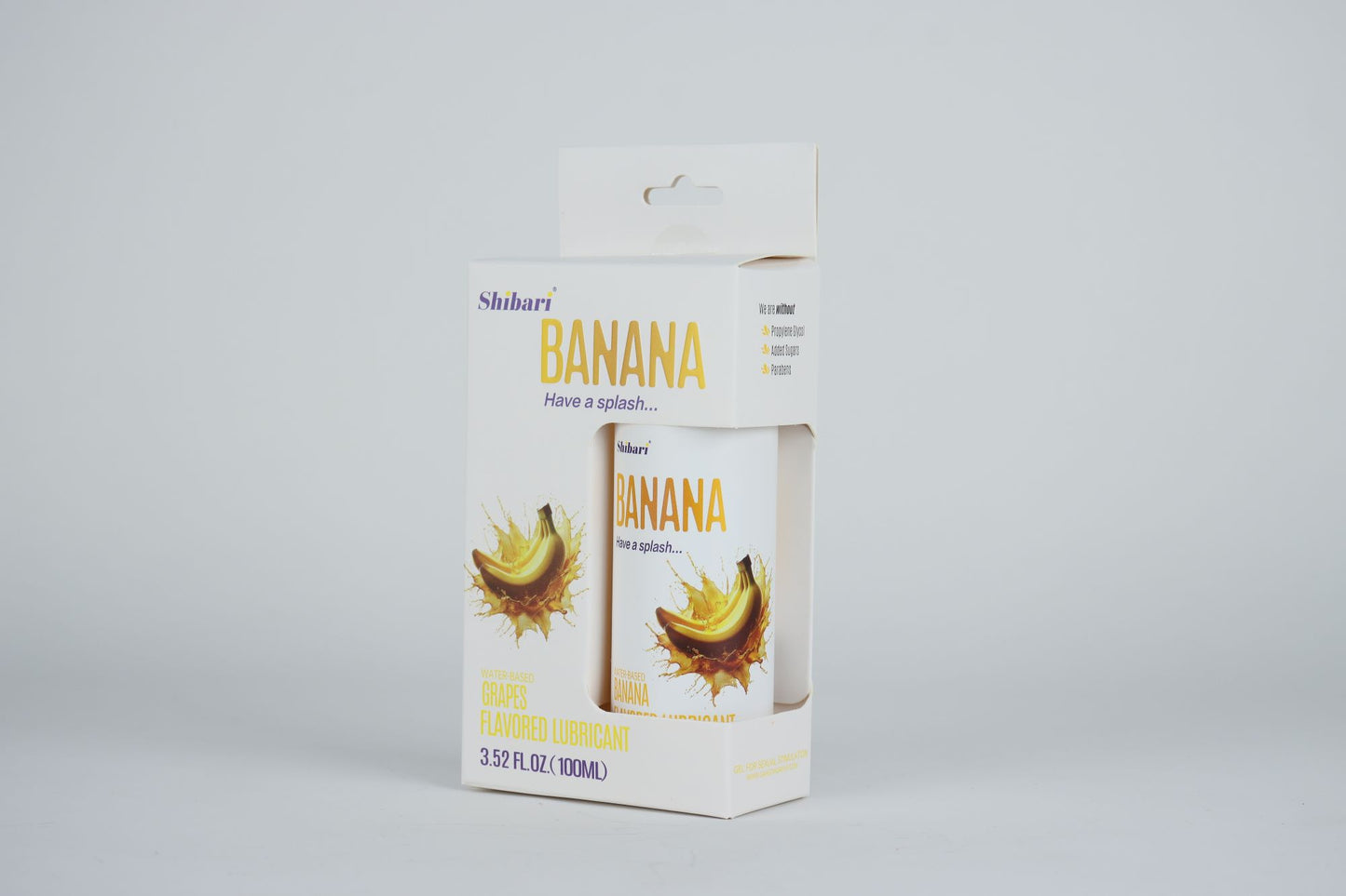 Banana - flavored human Body lubricant