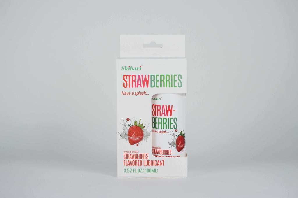 Strawberry-flavored human body lubricant