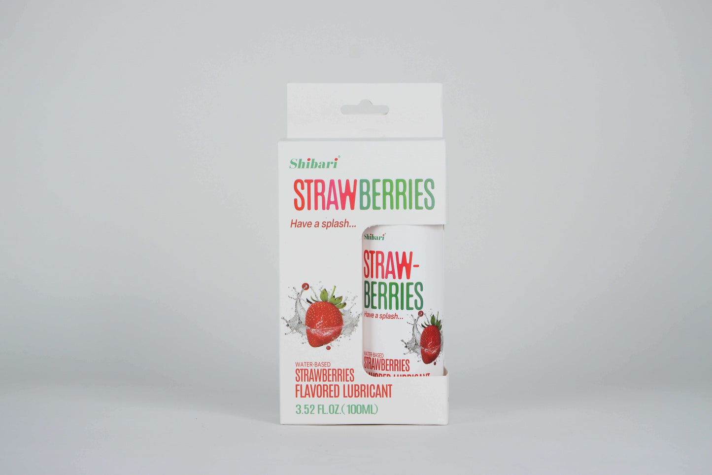 Strawberry-flavored human body lubricant