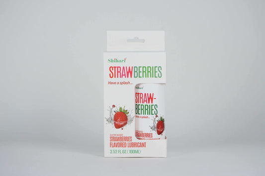 Strawberry-flavored human body lubricant
