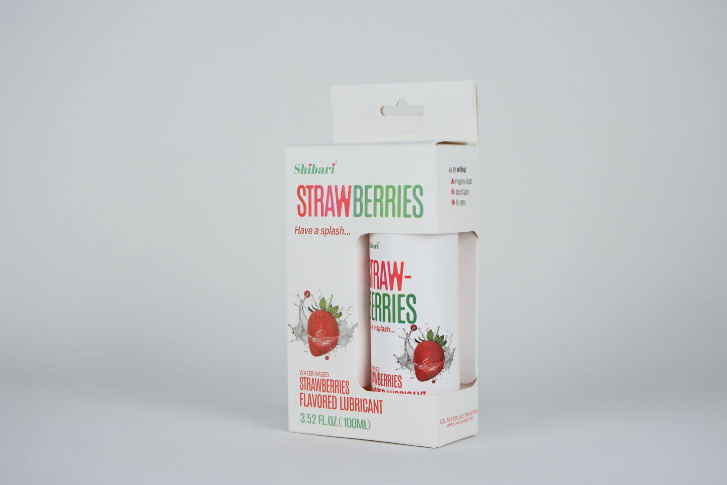 Strawberry-flavored human body lubricant