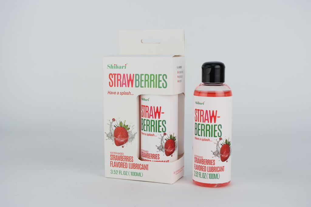 Strawberry-flavored human body lubricant