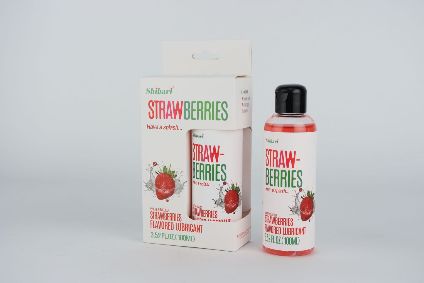 Strawberry-flavored human body lubricant