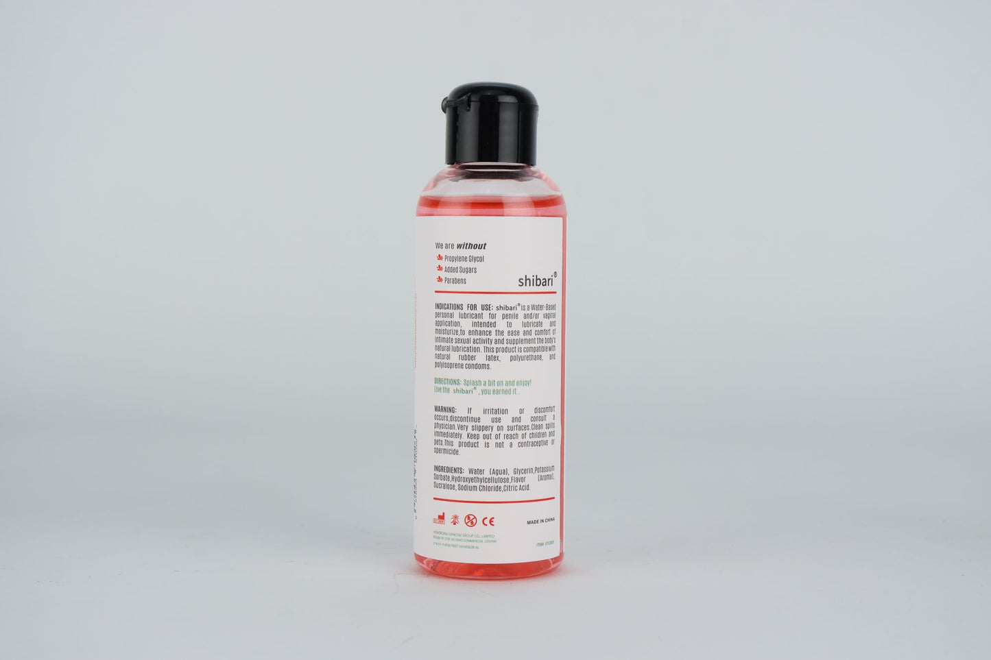 Strawberry-flavored human body lubricant