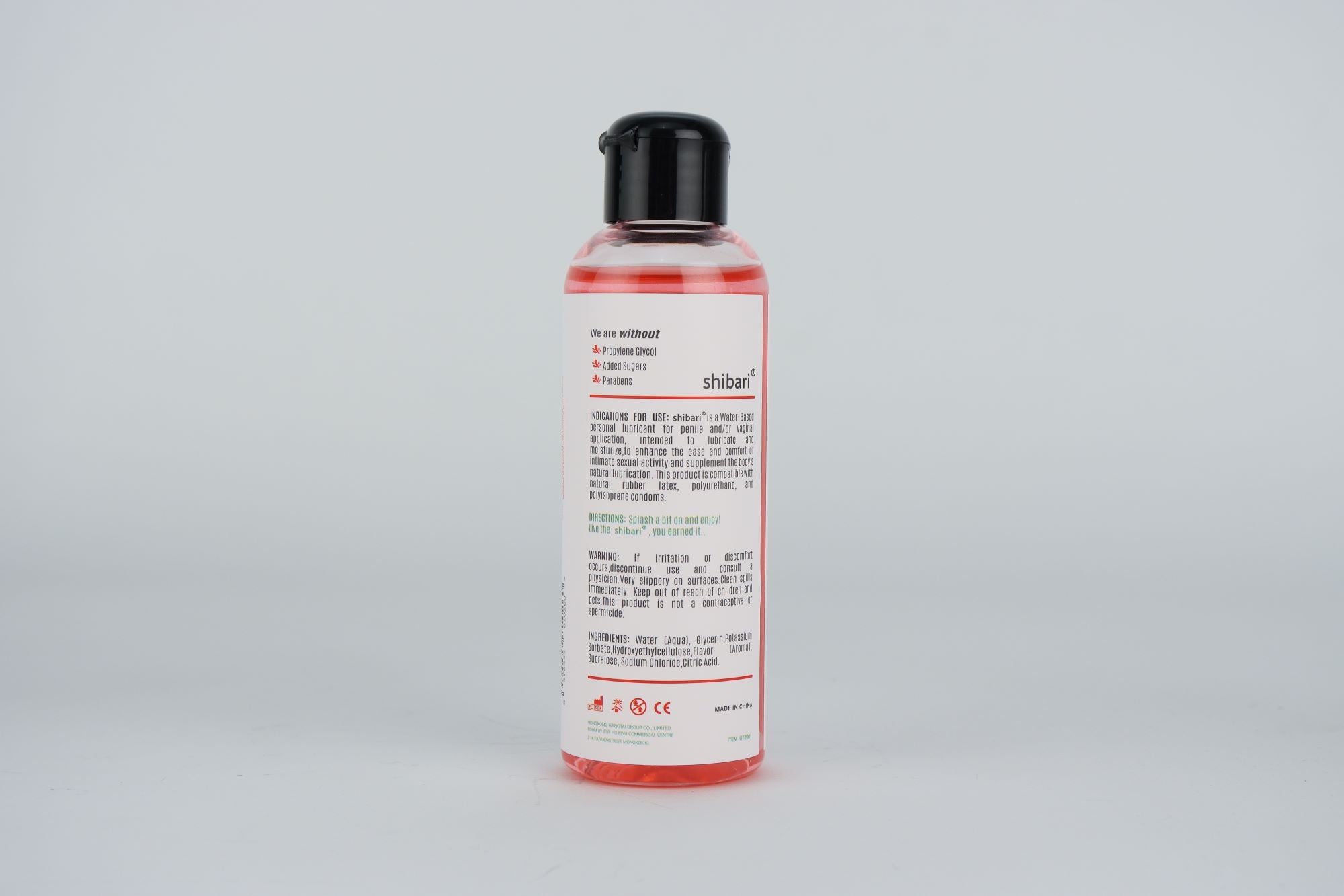 Strawberry-flavored human body lubricant